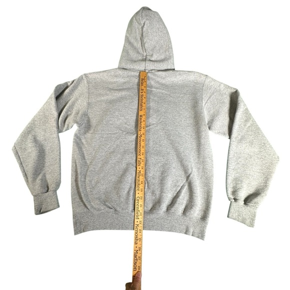 Champion Mizzou Hoodie Sweatshirt Gray Medium University of Missouri Tigers - Picture 7 of 9